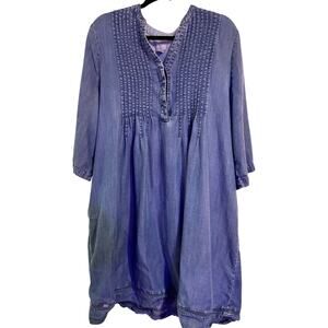 Chicos Denim Dress w Pockets Sz 3 super Cute!!!